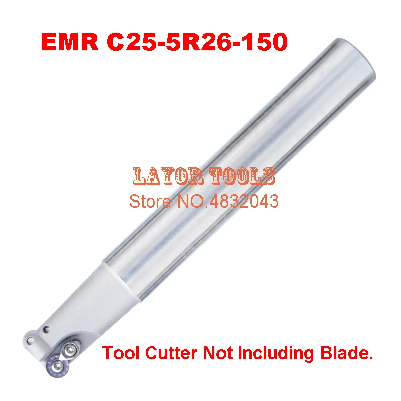 

EMR C25-5R26-150 отверстие, индексируемая Наплечная торцевая фреза Arbor, режущие инструменты, вставка карбидных вставок RPMT1003/RPMW1003