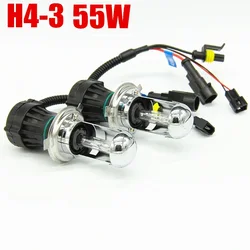 H4 HID bulb 55W 9004 9007 H13 replacement H4-3 Hi Lo H4 Bi xenon H4 bixenon light headlight lamps