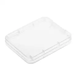 XRHYY 10 Pcs Plastic Transparent Convenient Memory Cards Organizer Box Case SD SDHC XD MMC CF Storage Case Small Box