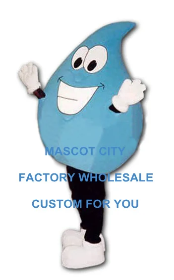 

Blue Sea Water Drop Mascot Costume Adult Size Cartoon Character Adverstising Mascotte Mascota Outfit Suit Fancy Dress SW1155