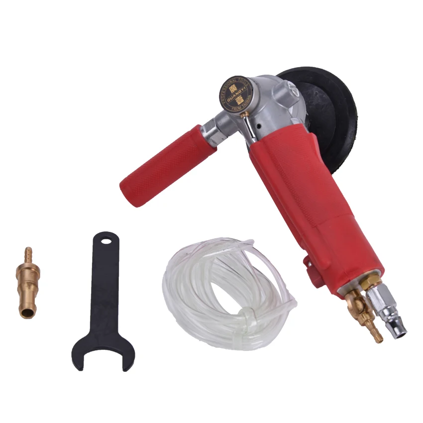 

High Quality Water-fed type 4 inch pneumatic Professional Air Sander Water Wet Sander Polisher Angle Grinder Tool