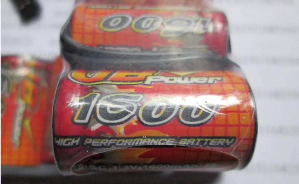 Bateria recarregável ni-mh power, 6v, 2/3a, 1600mah, 2/3a, recarregável, trapezoidal, receptor de gasolina, pacote de baterias de carregamento com tomada