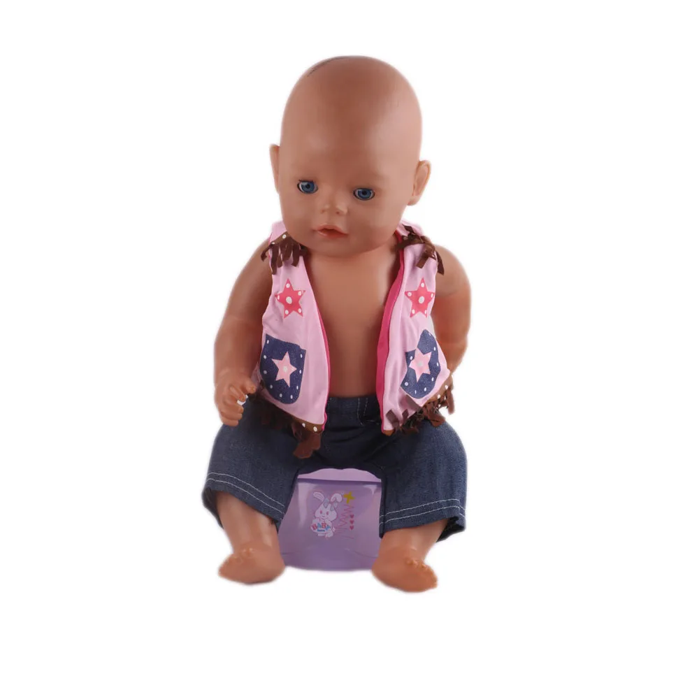 

1pcs Coat and Pants Wear fit 43cm -, Children best Birthday Gift N450