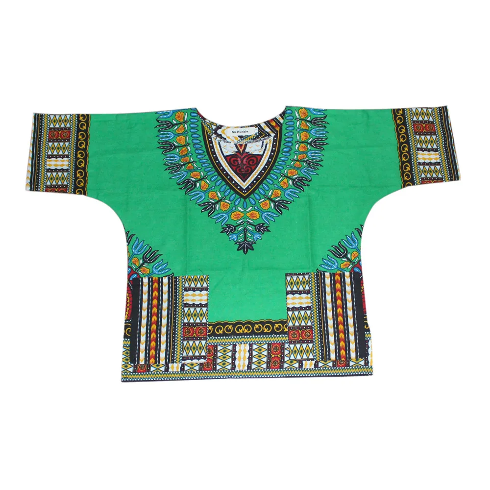 New Arrival Children\'s New Fashion Design Traditional African Clothing Print Dashiki For Boys and Girls(fast shipping)