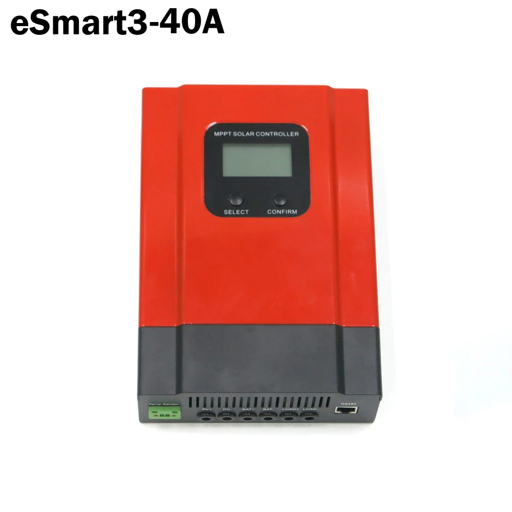 eSmart3 40A 60A MPPT Solar Charge Controller 12V 24V 36V 48V Auto  Backlight LCD RS485 WIFI Mobile APP Control