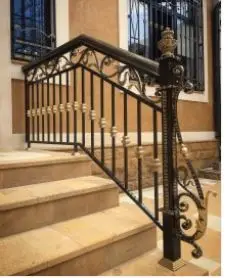 Hench 100% handmade forged custom designs metal fence rails