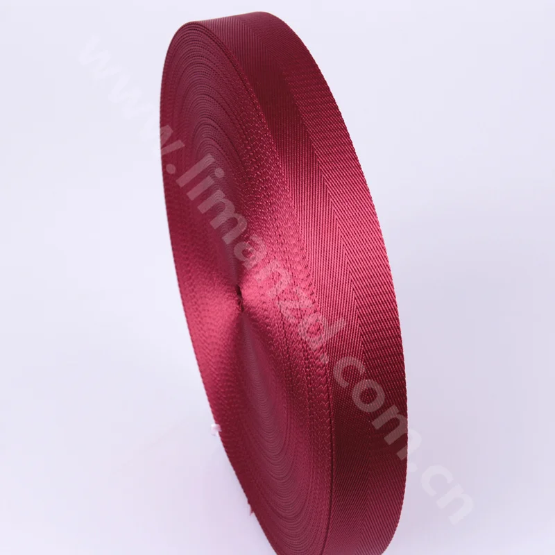 

1.5 Inch Red Herringbone Tape Nylon Webbing Hot Sale