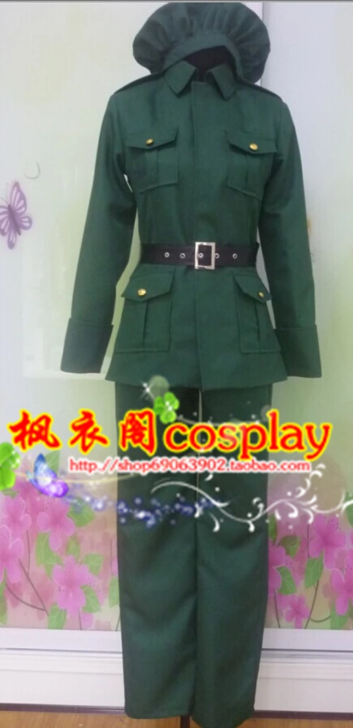 Free shipping Axis Powers Hetalia Hungary Cosplay Costume with hat