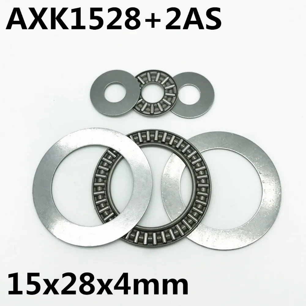 

2pcs AXK1528 +2AS Thrust Needle Roller Bearing 15x28x2 mm Thrust Bearing Brand New High quality