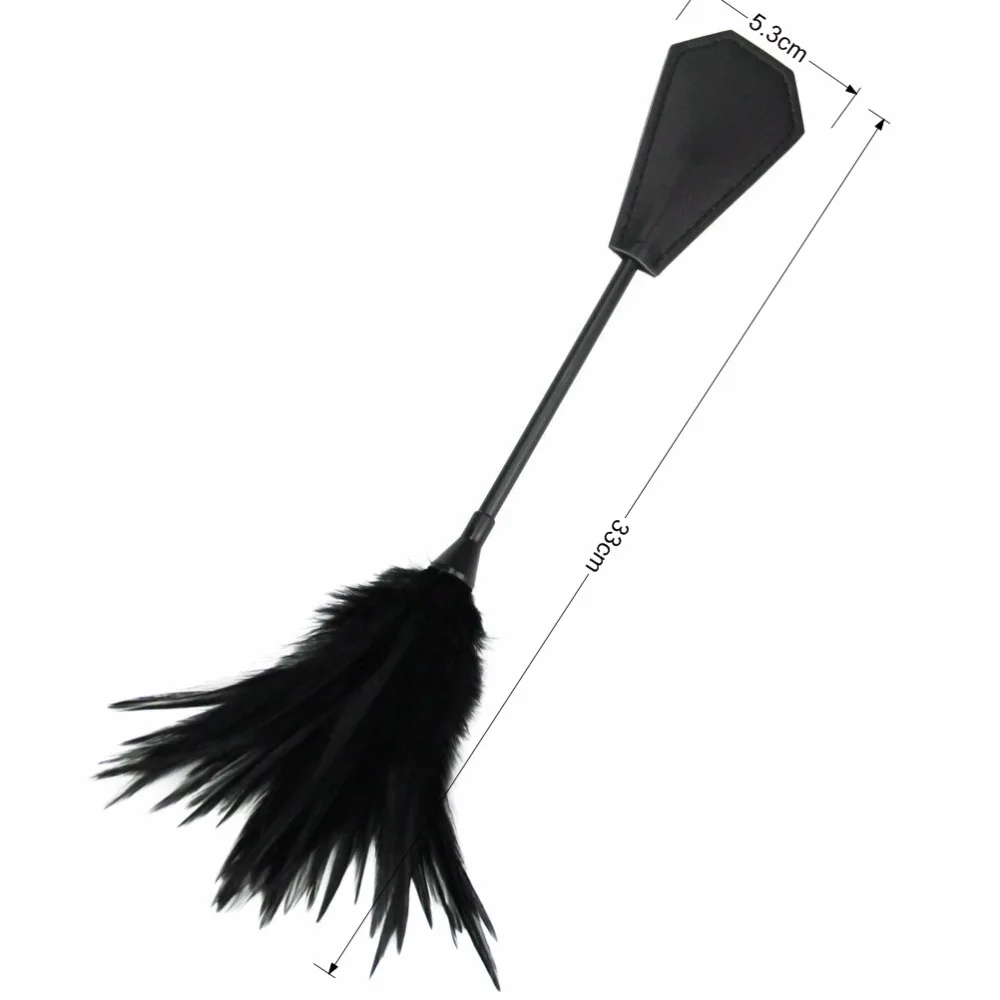 Feather Whip Flirt Sex Toys Sexy Whip Novelty Policy Knout for Couple lover Game BDSM Adult Games Bondage Products Tickle 33cm