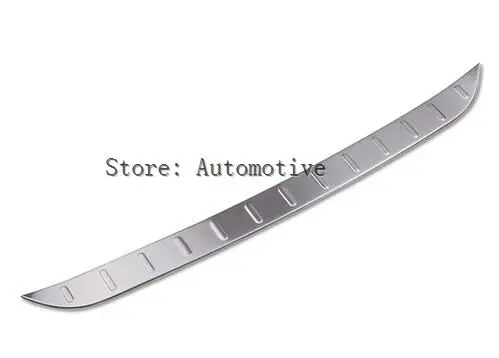 Outside Rear bumper protector trunk scuff plate step cover 1pcs For Volkswagon Tiguan 2015 2014 2013 2012 2011 2010
