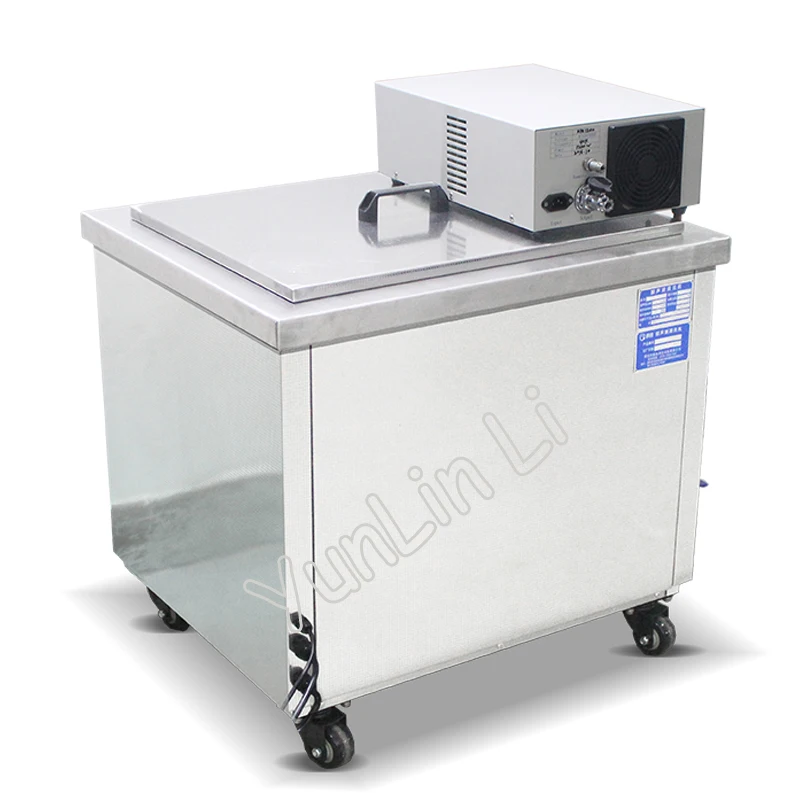 135L Industrial Ultrasonic Cleaner with Degas Heating Timer Bath High Power Hardware Parts Washing Machine