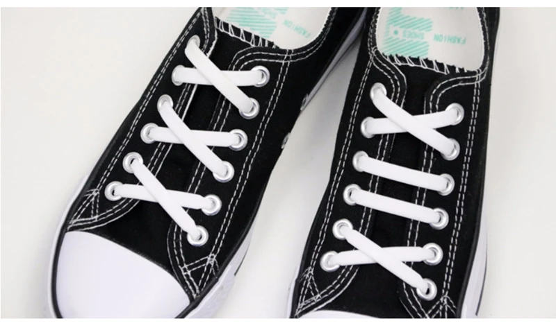 16 Teil/satz Schnürsenkel ohne Krawatte für Kinder und Erwachsene, 13 Farben, elastische Silikon-Schnürsenkel, sportliche Laufschuhe, Spitze, alle Turnschuhe passen – Detail 22
