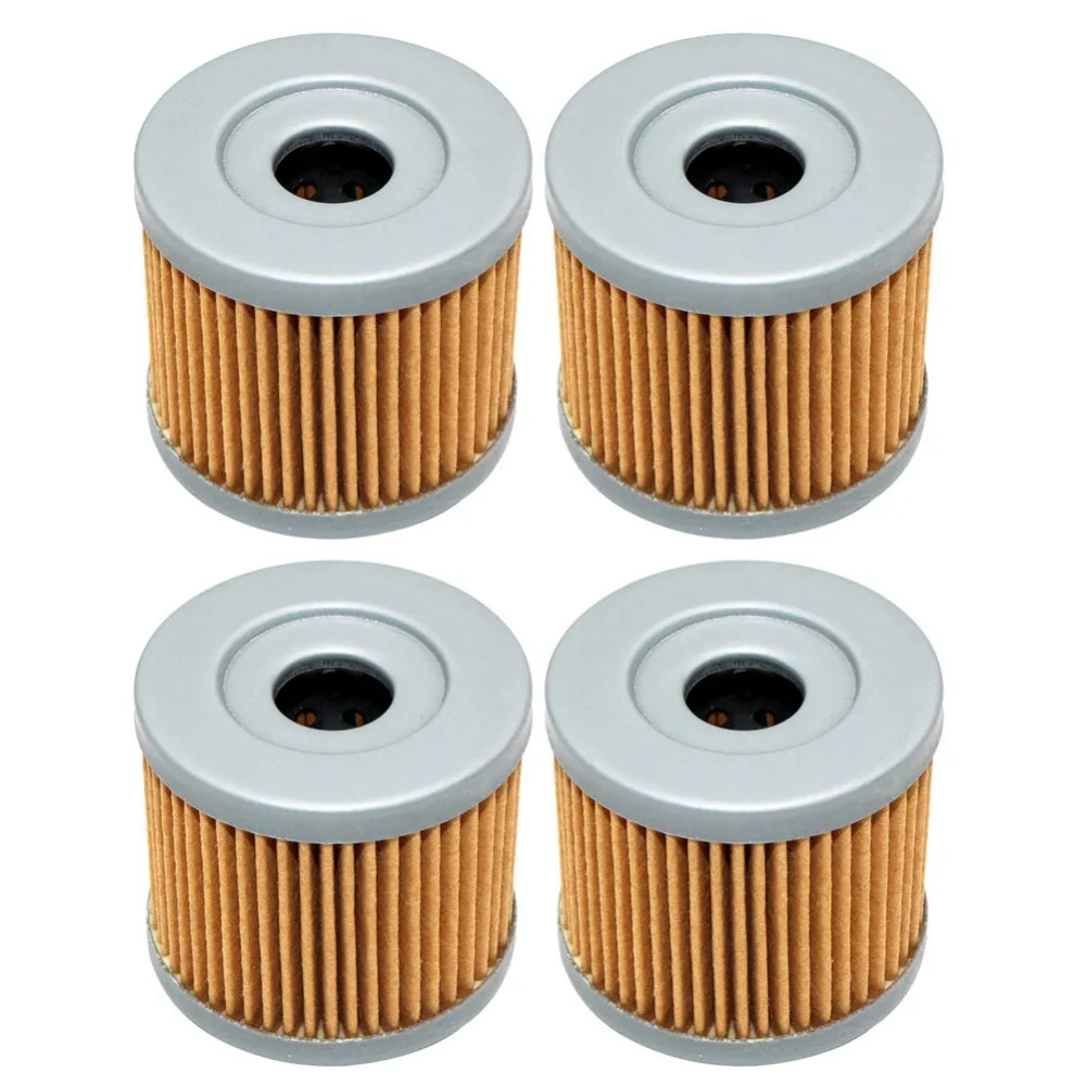 1/2/4 pcs Motorcycle Oil Filter For SUZUKI ALT125 ALT185 AN125 AN150 AN250 AN400 Burgman CS125 DF15EL 15HP DR100 DR125 DR125SM