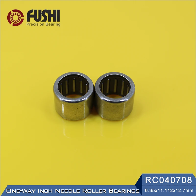 RC040708 Inch Size One Way Drawn Cup Needle Bearing 6.35*11.112*12.7 mm ( 10 Pcs ) Cam Clutches RC 040708 Back Stops Bearings