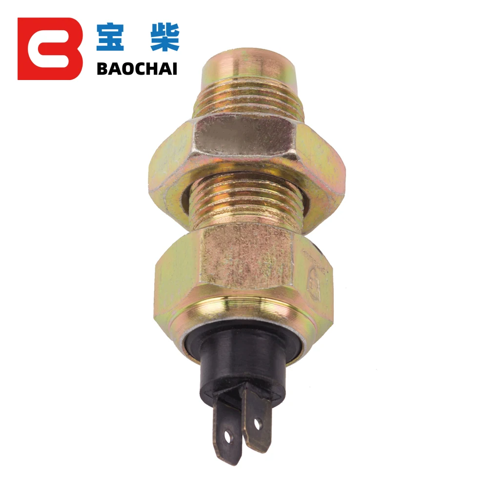 DCEC Diesel Engine Speed Sensor M18*1.5*34mm Brass Vdo Generator Sensor EQ153 Electronic Magnetic Alarm Switch Rpm Pickup Sensor