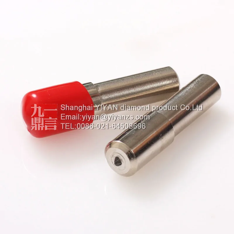 

Free shipping 10mm shank dia 48mm length flat head single point diamond grinding wheel dresser cutter dressing pen