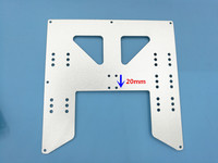 Anet A8 E10 Y-Carriage upgrade plate Anet A6 3D Printer Upgrade Y Carriage Anodized Aluminum Plate