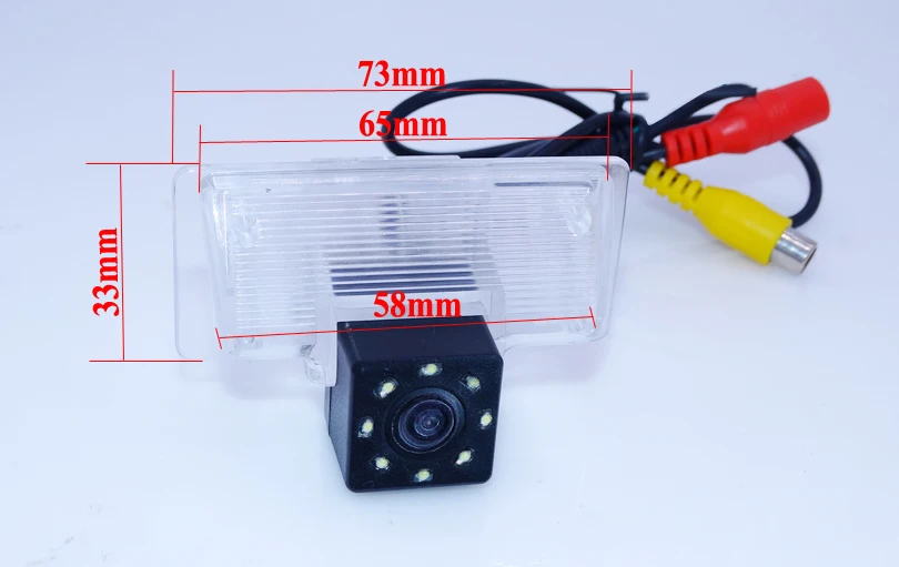 shock-proof car parking camera bring 170 degree 8 led lens +higest night vision suitable for Nissan Altima/TEANA /Sylphy