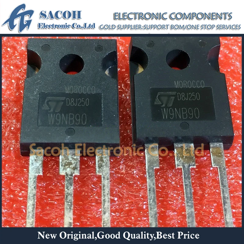 

Refurbished Original 10Pcs/Lot STW9NB90 W9NB90 OR STW9NB80 W9NB80 TO-247 9A 900V N-ch Power MOSFET