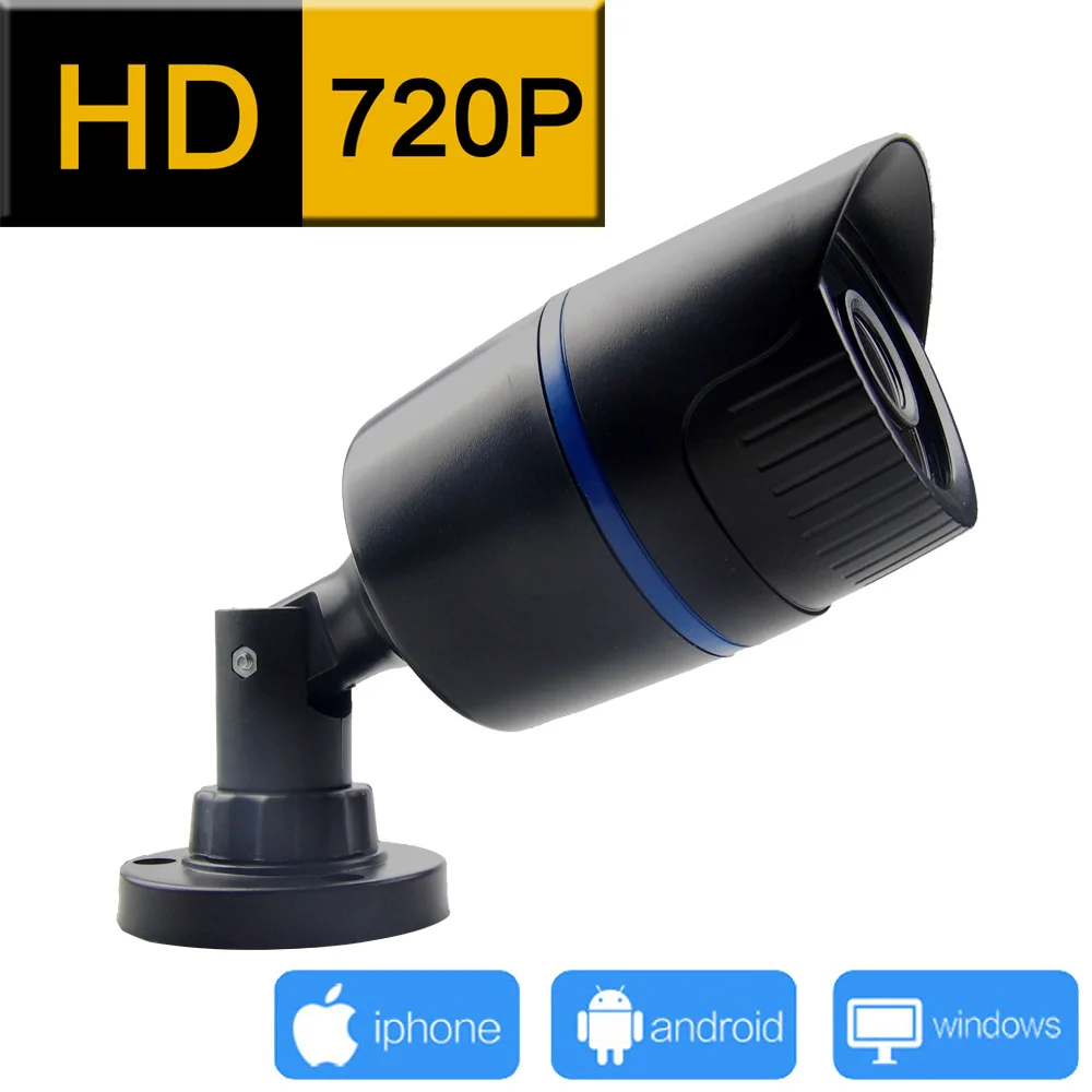 1280*720 ip camera outdoor 720P cctv security system waterproof surveillance video infrared cam home camara p2p hd webcam jienu