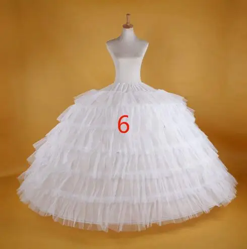 2018 Wedding Girls all'ingrosso In magazzino Crinoline sottoveste tutto stile TuTu Hoop sottogonna sottoveste da sposa abito da ballo Rockabilly