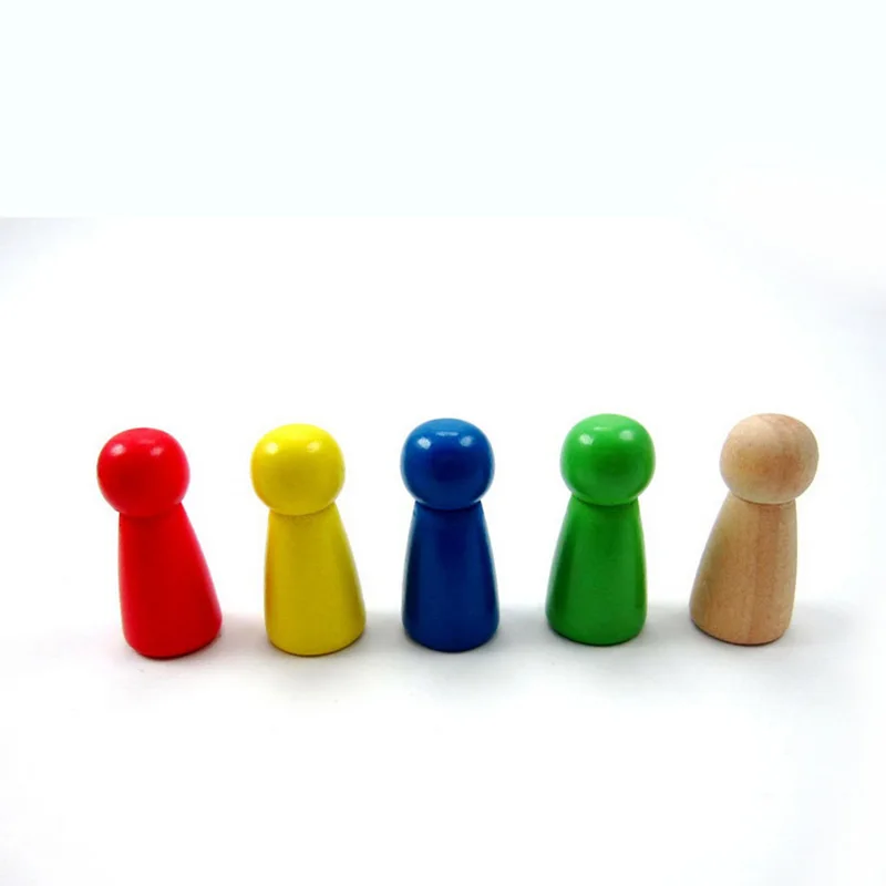 5 Pcs/Set  Chess Pieces Board Game Wood Games Accessories