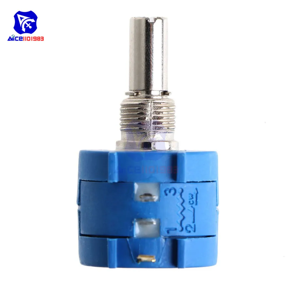 Drahtgewickeltes Potentiometer 3590S 500R 1K 2K 5K 10K 20K 50K 100K Ohm 10-Umdrehungen Lineares Drehpotentiometer – Detail 7