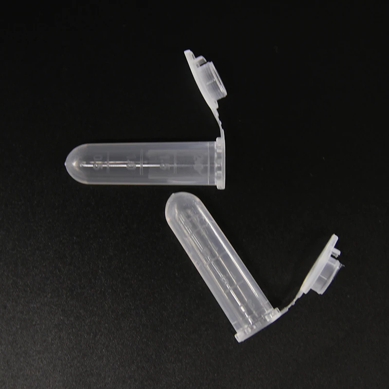 ikeme-500-pezzi-tubo-per-micro-centrifuga-in-plastica-2ml-provetta-da-laboratorio-trasparente-tubo-pcr-per-esperimenti-scolastici