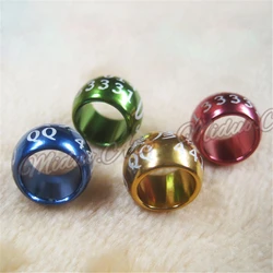 Wholesale 8 , 10 mm Bird Dove Pigeon lantern Circular aluminum Leg closed Strong Rings Custom aluminum Lettering Rings