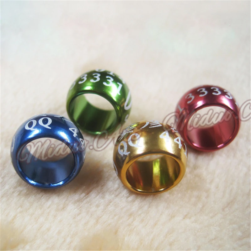 Wholesale 8 , 10 mm Bird Dove Pigeon lantern Circular aluminum Leg closed Strong Rings Custom aluminum Lettering Rings