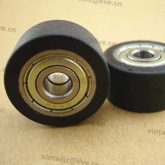 Free Shipping 10PCS 8*32*16 flat type PA nylon bearing roller 628zz bearing wheel double ball bearing wheel