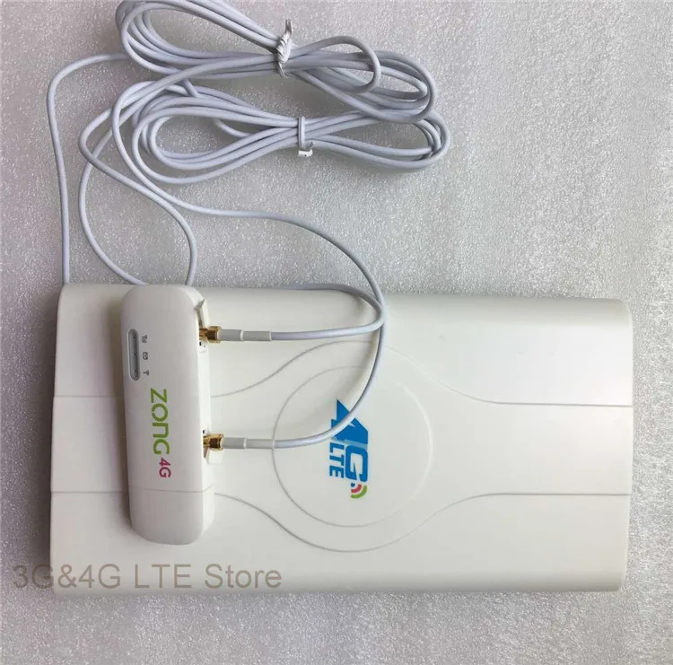 Unlock Huawei E8372 E8372h-153 4G wifi dongle with LTE high gain antenna double TS9 connector