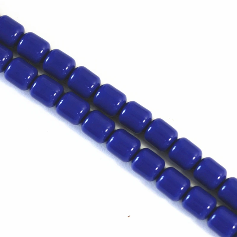 Dark blue imitation resin beeswax barrel rice shape 8*9mm 9*11mm 10*13mm loose spacers beads diy gifts jewelry making 15inch B72