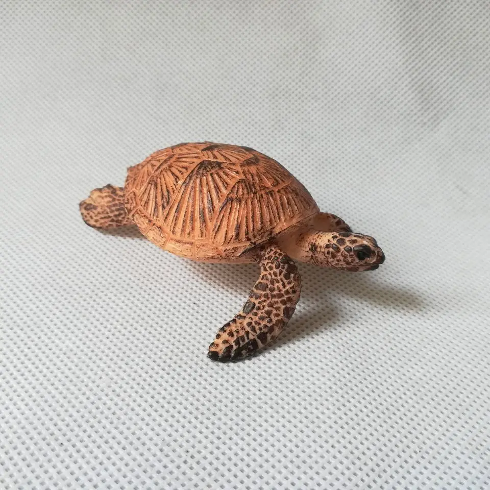 real life toy tortoise Static Plastic toy about 8x7cm model Environmental material Cognition baby toy gift h0022