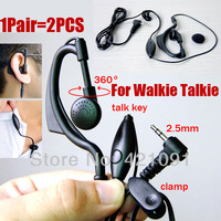 Earpiece Headset Mic for Baofeng RT-388 BF-T3 Bell T-388 T-228 T-328 628 Walkie Talkie Two Way Radio 2.5mm F Type