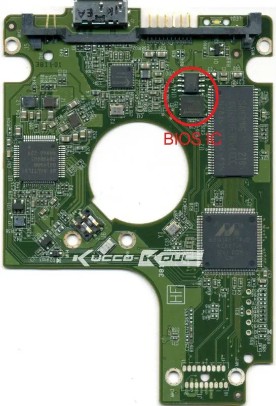 HDD PCB logic board 2060-771814-001 REV A/P1 for WD 2.5 USB hard drive repair data recovery