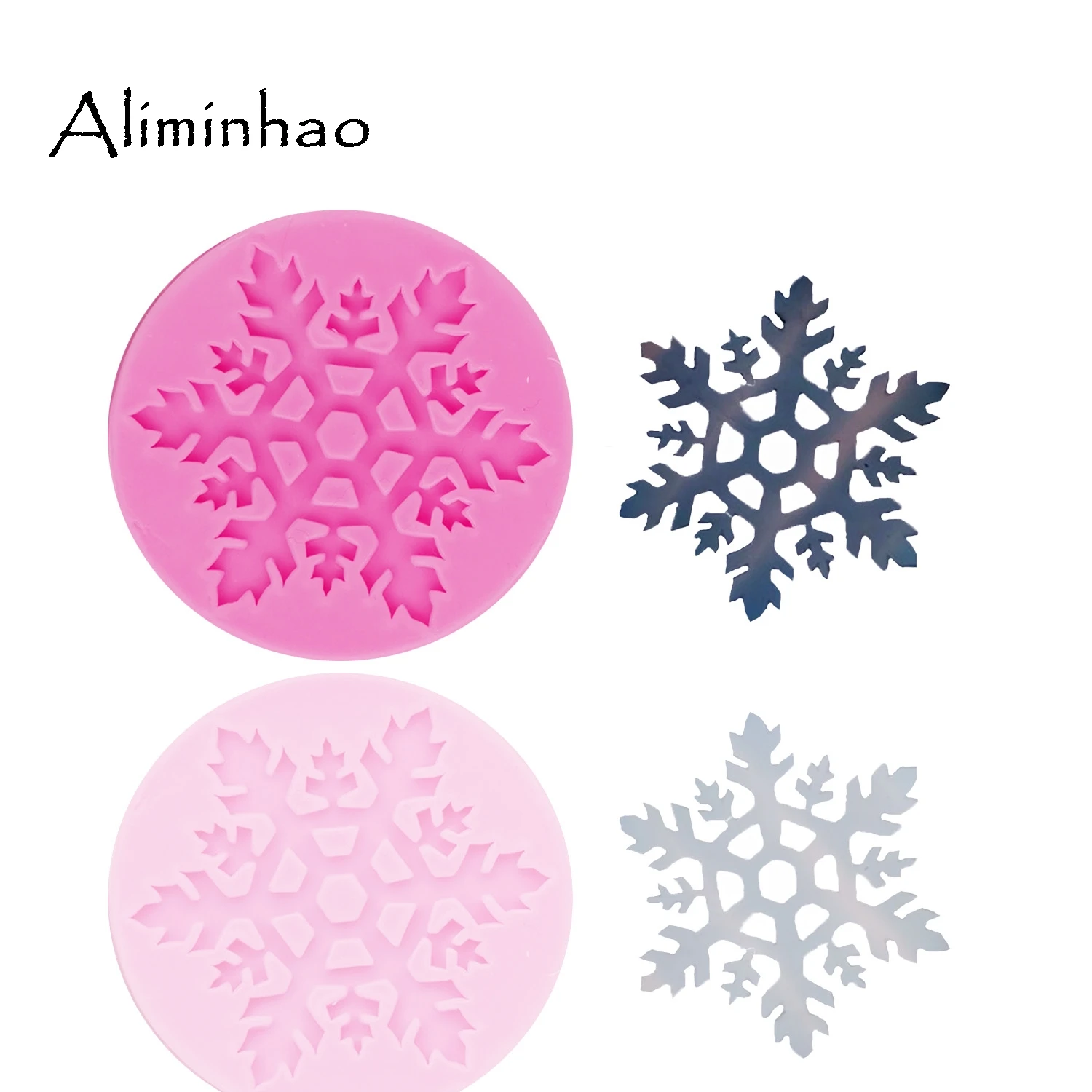 

B1304 Christmas snowflake DIY fondant silicone mold for cake decorating tools chocolate gumpaste baking bakeware