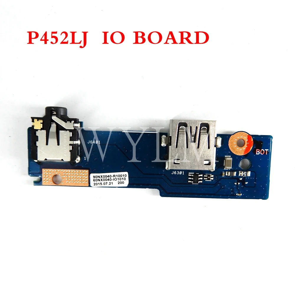 P452LJ IO board REV 2.0 For Asus P452L P452LJ P452LA Audio USB BOARD IO board Test well