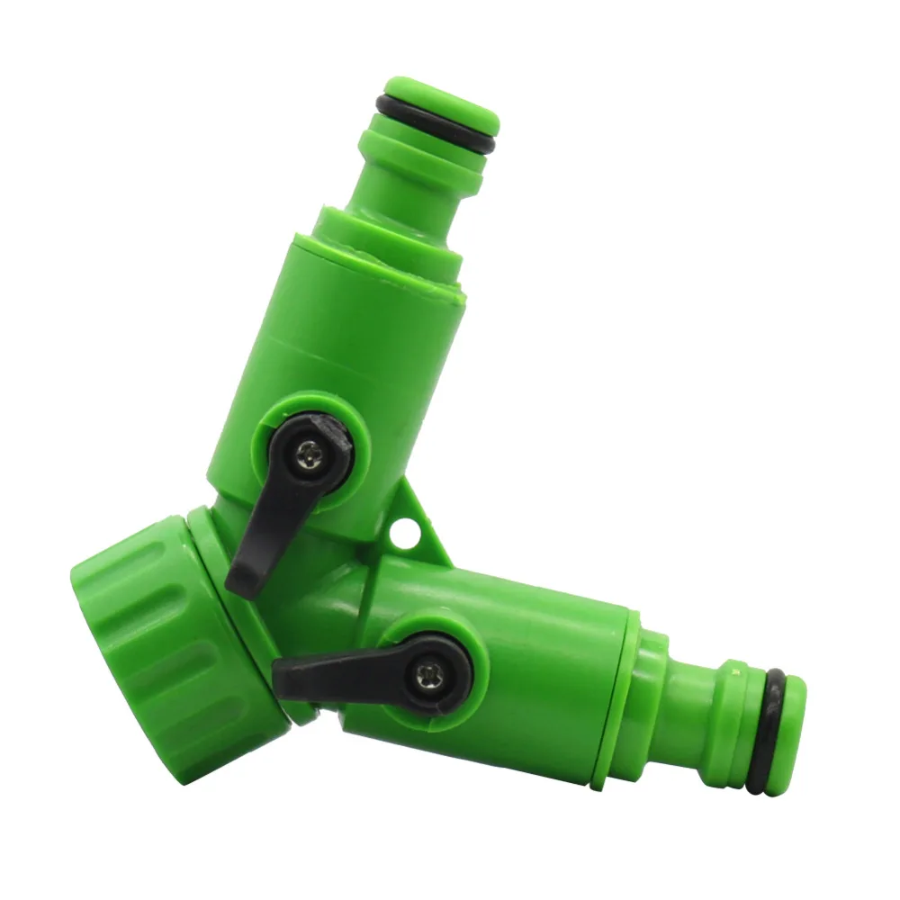 

2-Way Valve Quick Connector Garden Irrigation Hose fitting Agriculture Watering Splitters Garden Accessories 20 Pcs