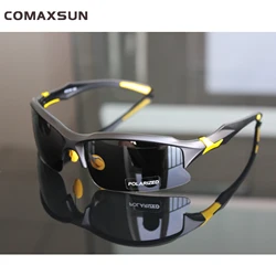 COMAXSUN-gafas polarizadas profesionales para ciclismo, lentes de sol para deportes al aire libre, UV 400, 2 estilos