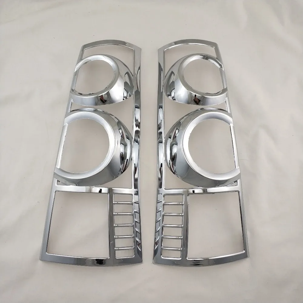 For Toyota F601 Avanza  XENIA 2006  2009  2011 ABS Chrome accessories plated Rear Light Lamp Cover Trim Tail Light Cover 2pcs