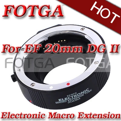 

FOTGA Electronic Macro AF Auto Focus Automatic Extension Tube 20mm DG II for CANON EF EF-S Lens