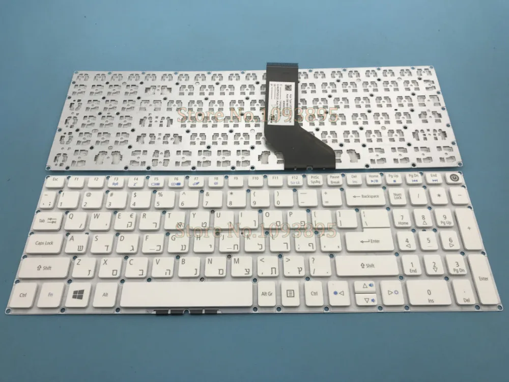 

NEW For Acer Aspire Nitro VN7-572 VN7-572G VN7-572TG VN7-592G VN7-792G Hebrew Keyboard White