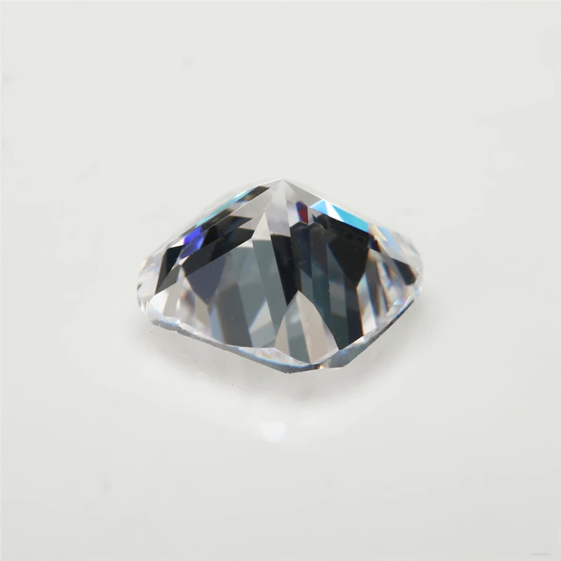Größe: 3 x 3 mm ~ 12 x 12 mm, Kissenschliff, lose CZ-Steine, AAAAA, weißer Zirkonia, synthetischer Edelstein für die Schmuckherstellung – Detail 3
