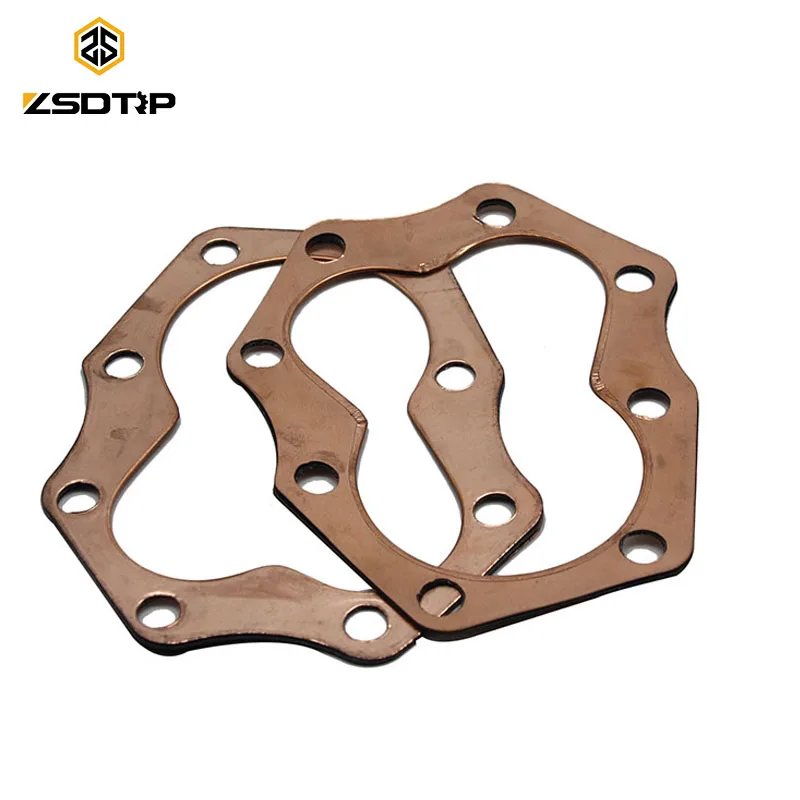 ZSDTRP 2pcs Original K750 Ural Cylinder Head Pure Copper Gaskets M1/M72/R71 Suit Bavarian Motor Parts