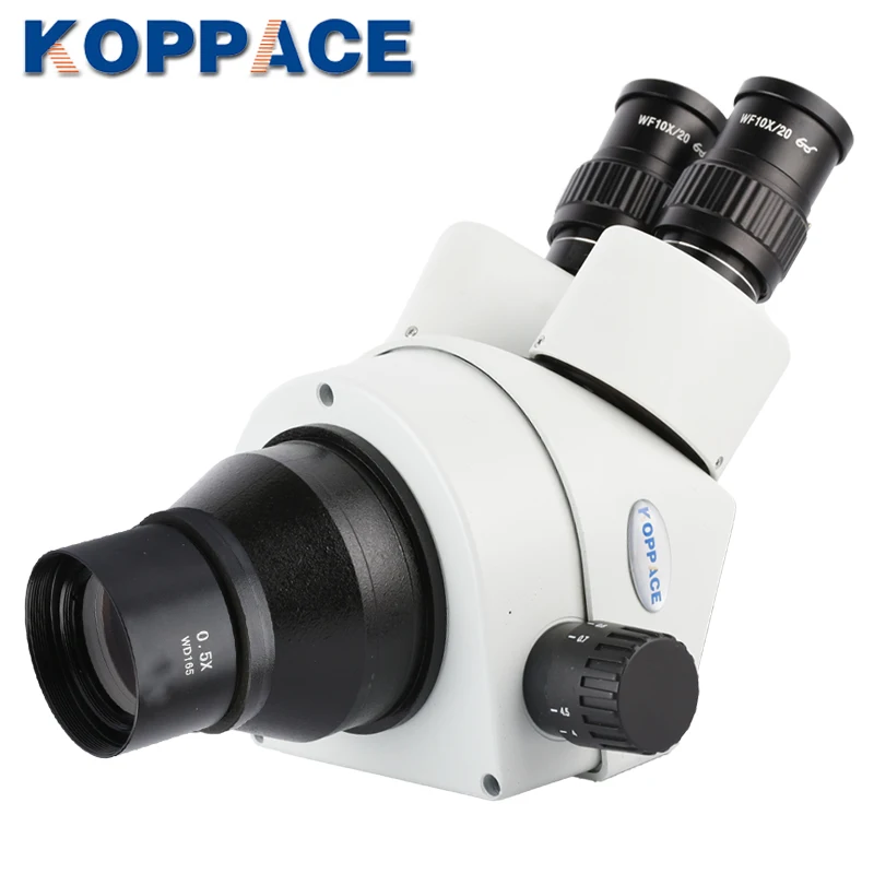 KOPPACE 0.5X مجهر ستيريو بارلو عدسة 165 مللي متر العمل المسافة المجهر الهدف عدسة 48 مللي متر حجم التثبيت
