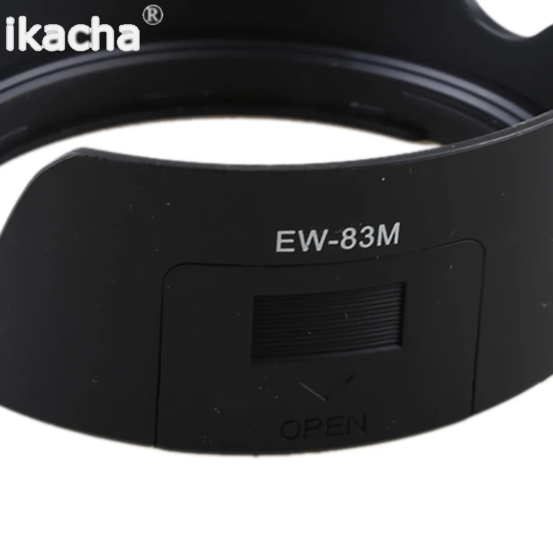 EW-83M-parasol de lente EW83M, accesorio para Canon EF 24-105 F3.5-5.6 24-105mm f/3,5-5,6 IS, STM