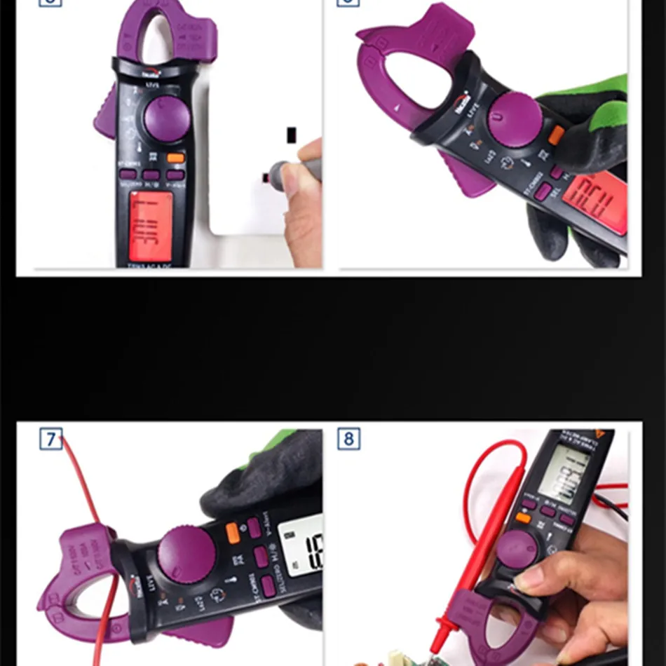 ST-CM901 True RMS Clamp Meter Low Impedance DC Small Current Available Auto Repair Clamp Multimeter