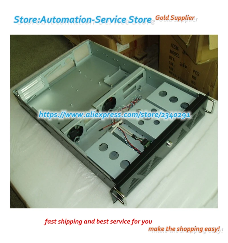 2U 610 Máy Tính Máy Chủ Khung Xe Khung Xe Sâu Cao Cấp 2U Ốp Full Máy Chủ